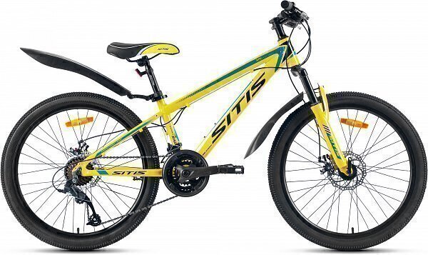 Велосипед SITIS RADE RD400 24" (2022) желто-черный