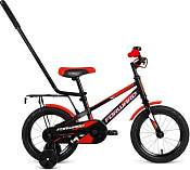 Велосипед FORWARD METEOR 14 (2022) черный/красный